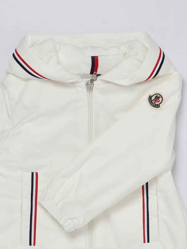 Giacca bambino Moncler Granduc in nylon tecnico Bianco