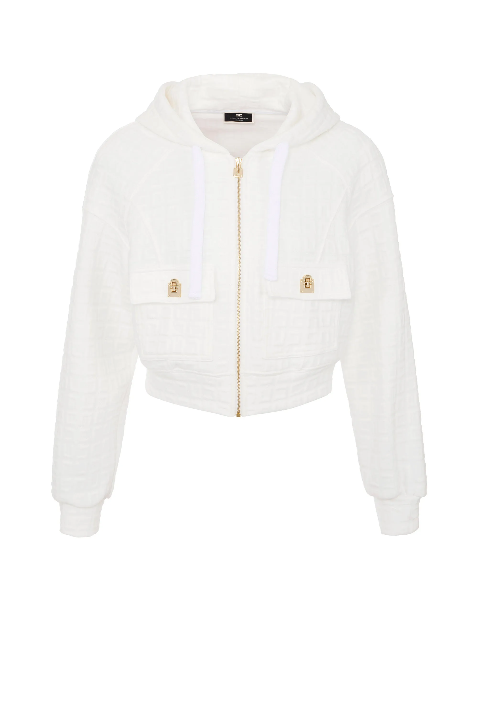 Giacca in felpa jacquard