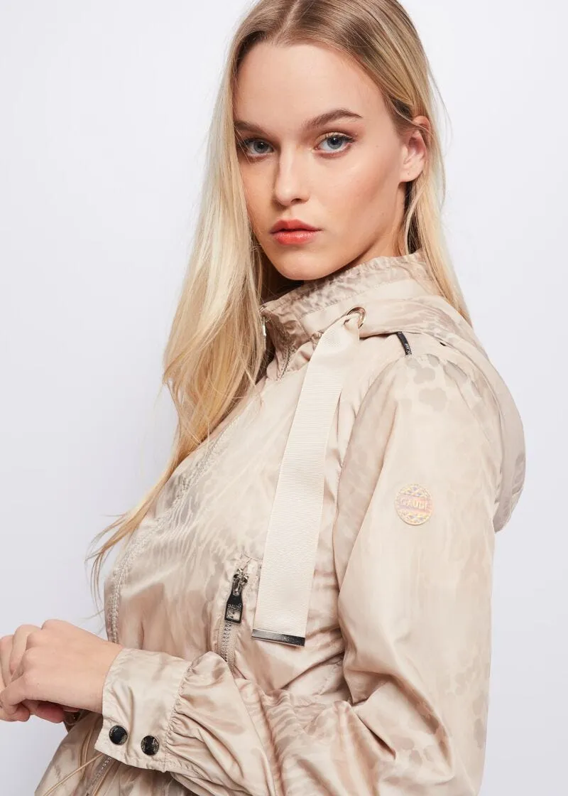 Giacca in nylon con stampa