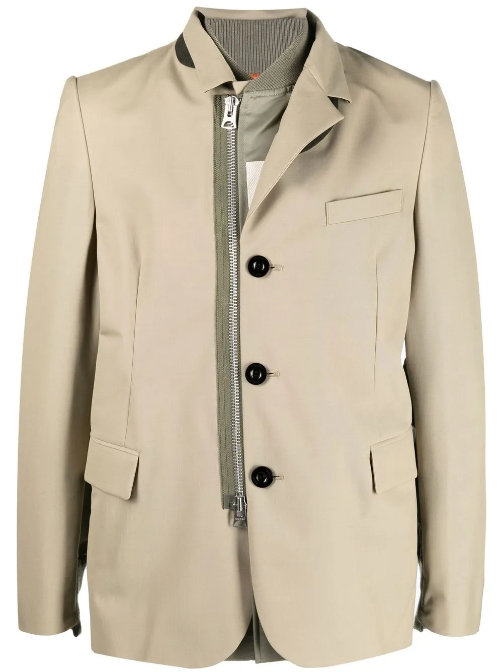 giacca sartoriale con inserto