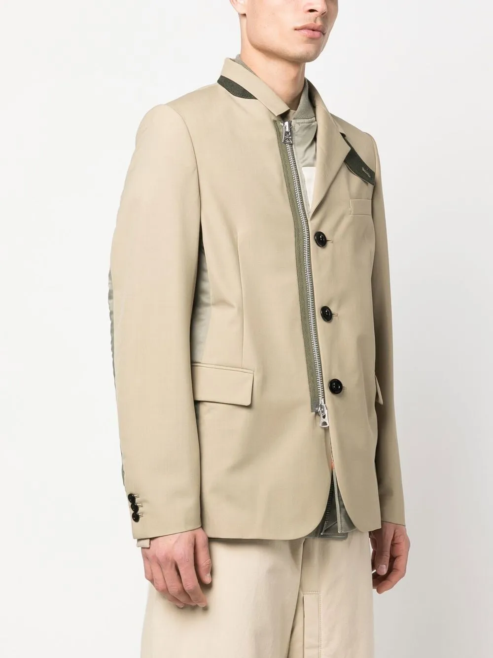 giacca sartoriale con inserto