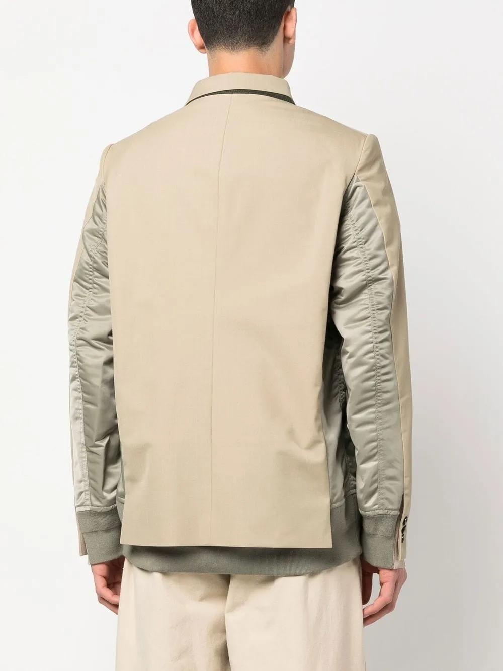 giacca sartoriale con inserto