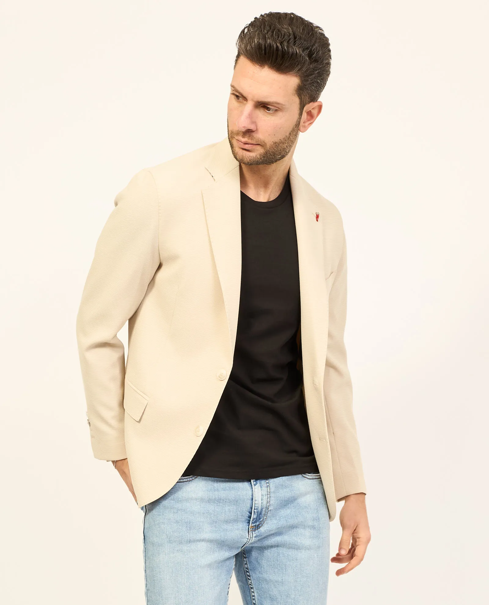 Giacca uomo Mulish mono petto colore beige