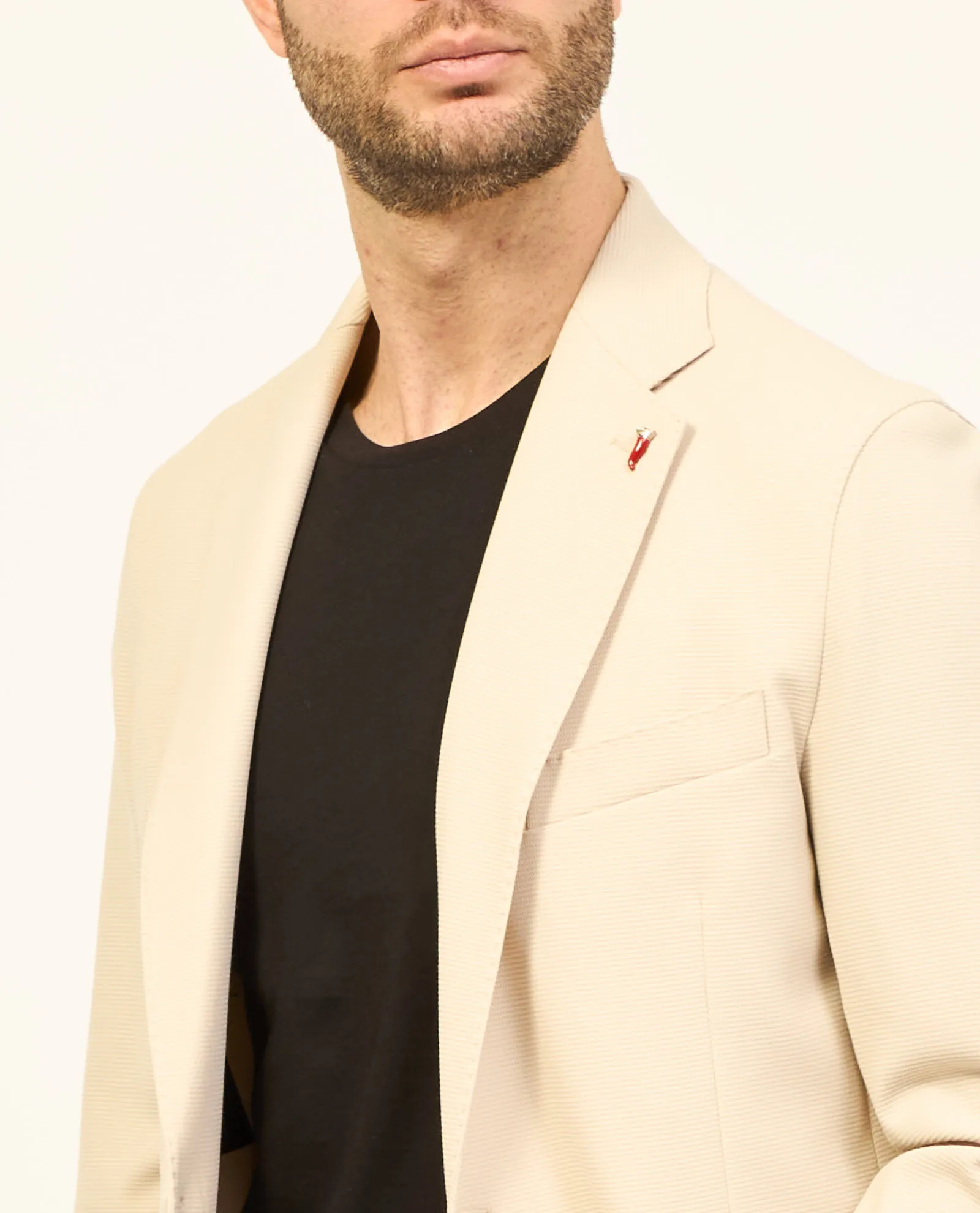 Giacca uomo Mulish mono petto colore beige