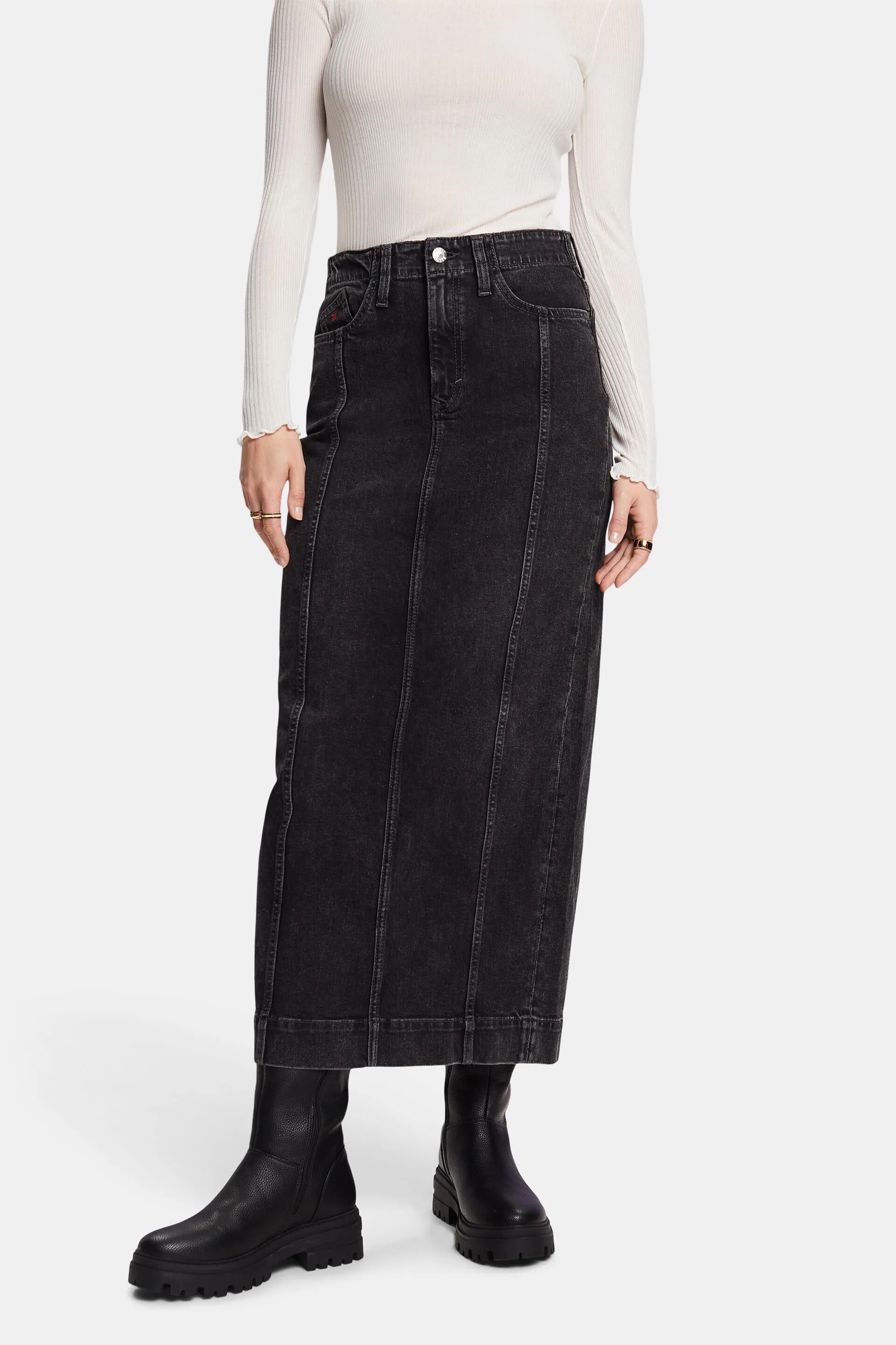 Gonna maxi in denim