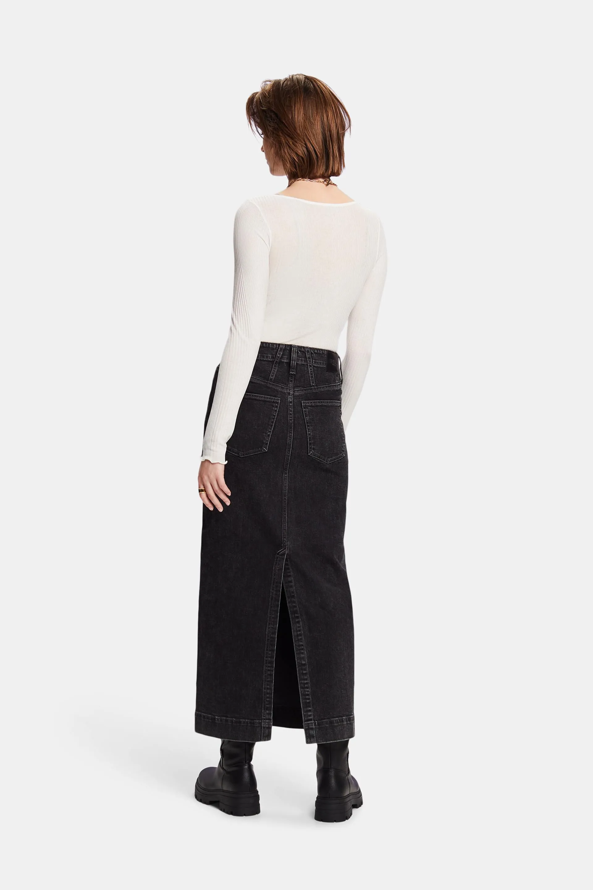 Gonna maxi in denim