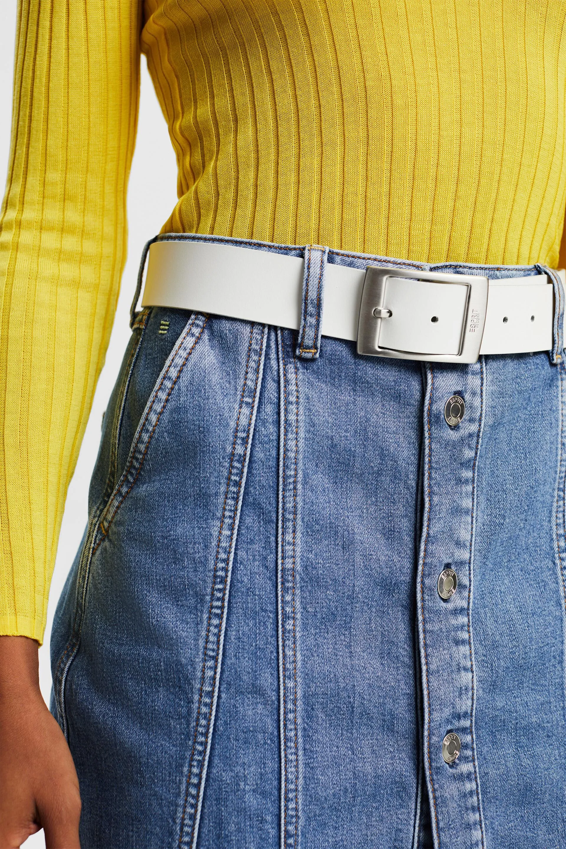 Gonna midi in denim
