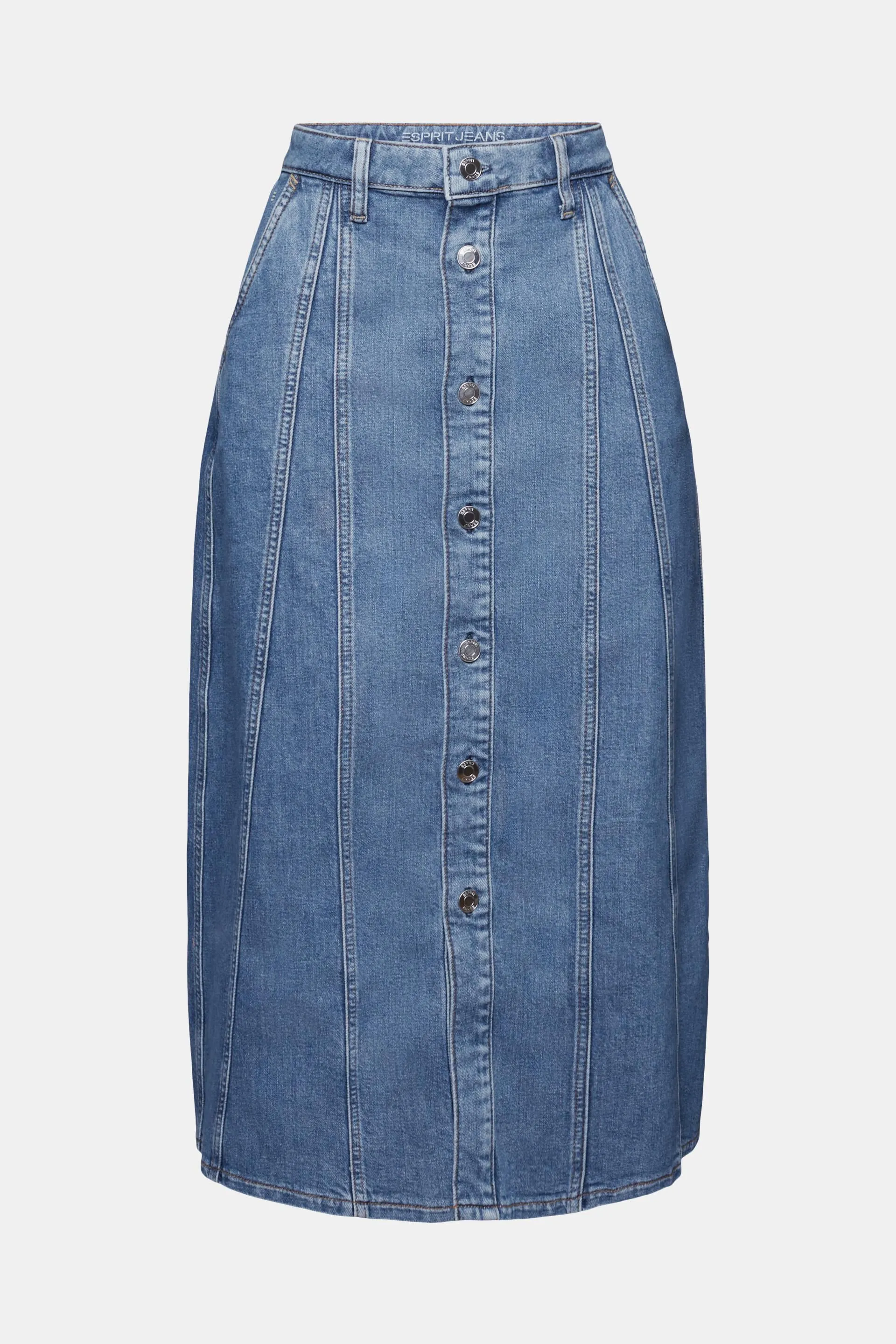 Gonna midi in denim