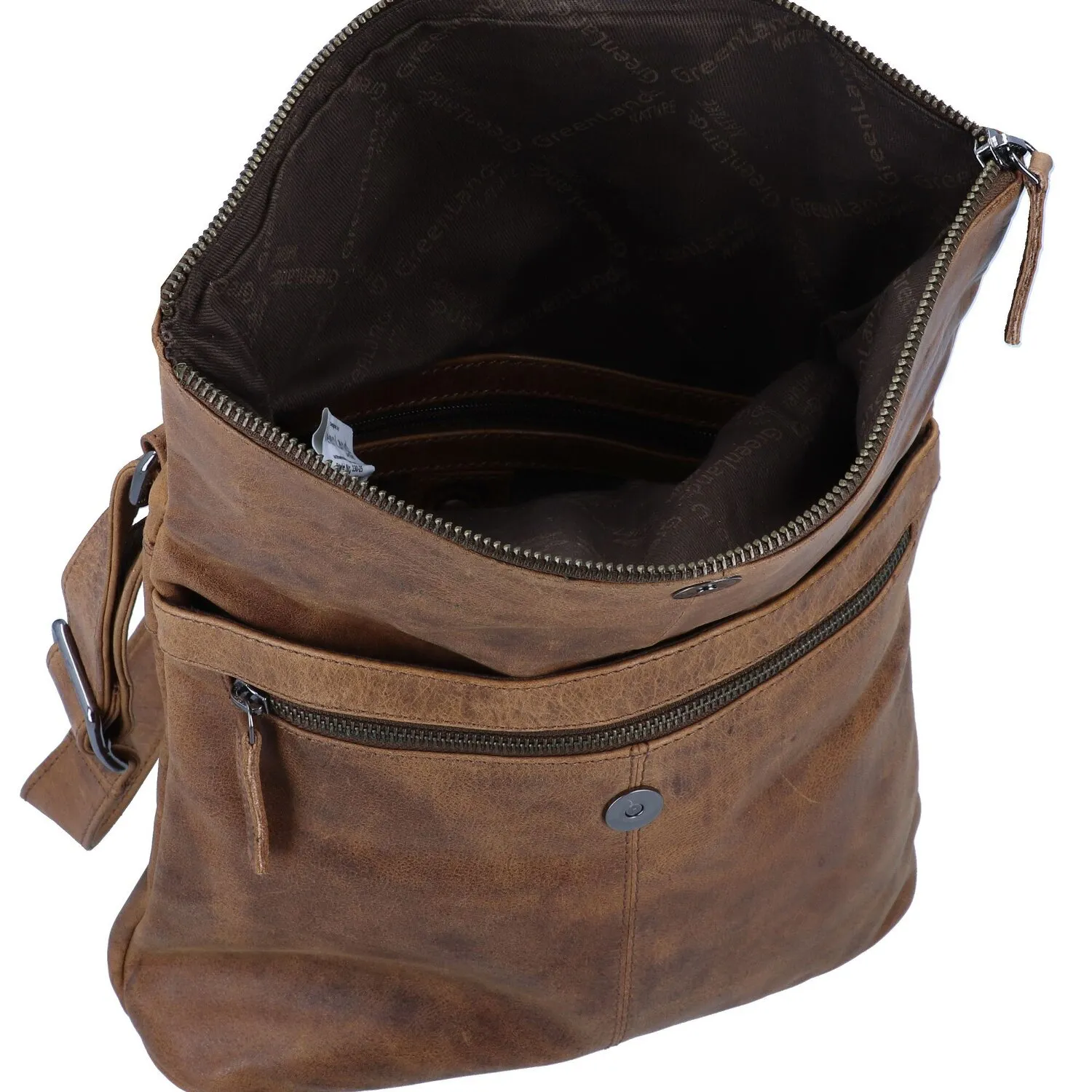 Greenland Nature Borsa a tracolla Montana in pelle 28 cm