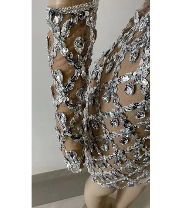 Guanti Nude diamond luxury