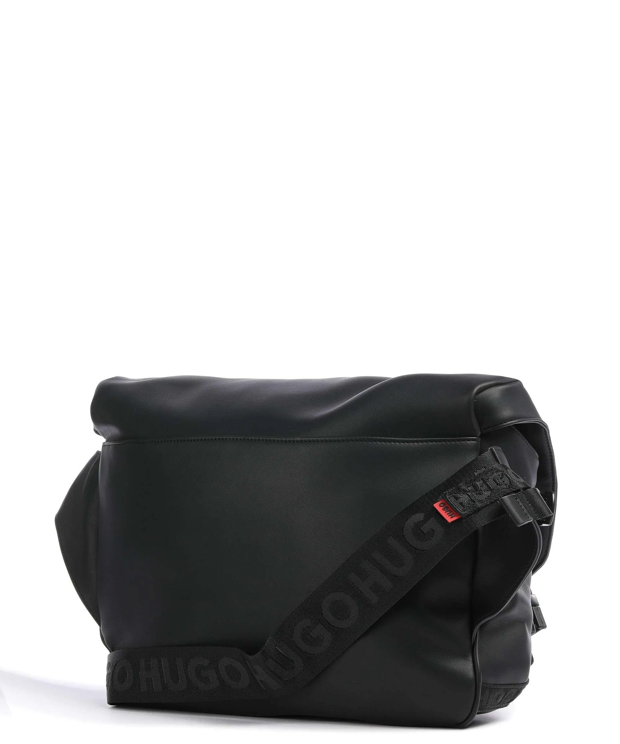  Hugo Elliott 2.0 Borsa messenger 13″ pelle sintetica nero  