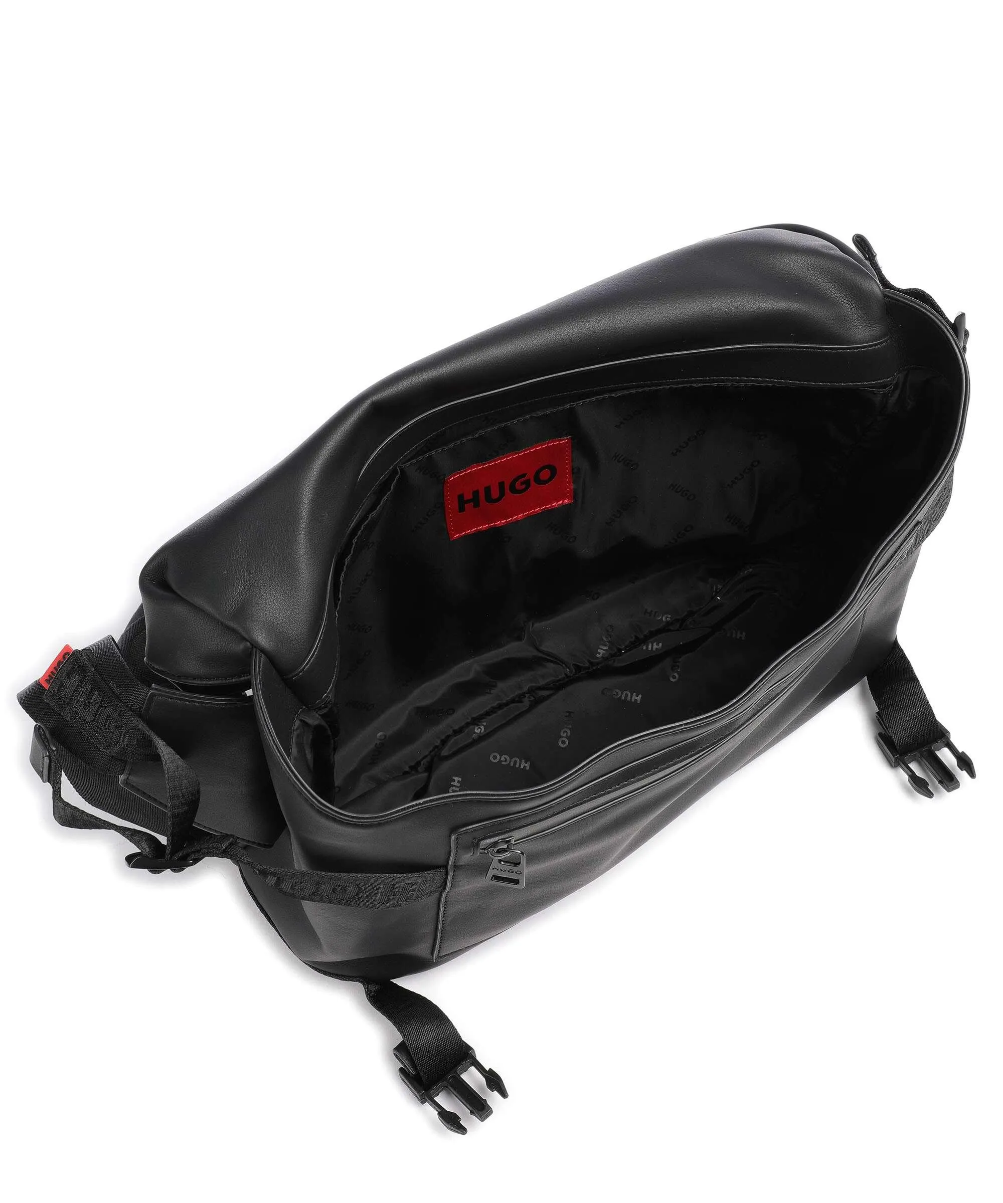  Hugo Elliott 2.0 Borsa messenger 13″ pelle sintetica nero  