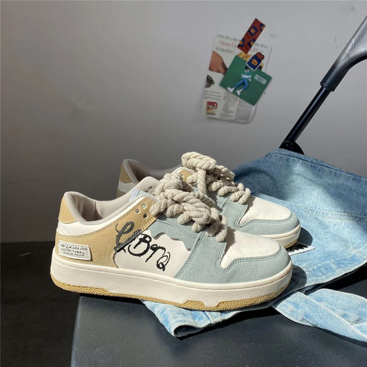 Ins Top Scarpe da donna Uni Fashion Sneakers Donna Mocassini casual Studente Scarpe da ginnastica Scarpe sportive Scarpe da alle