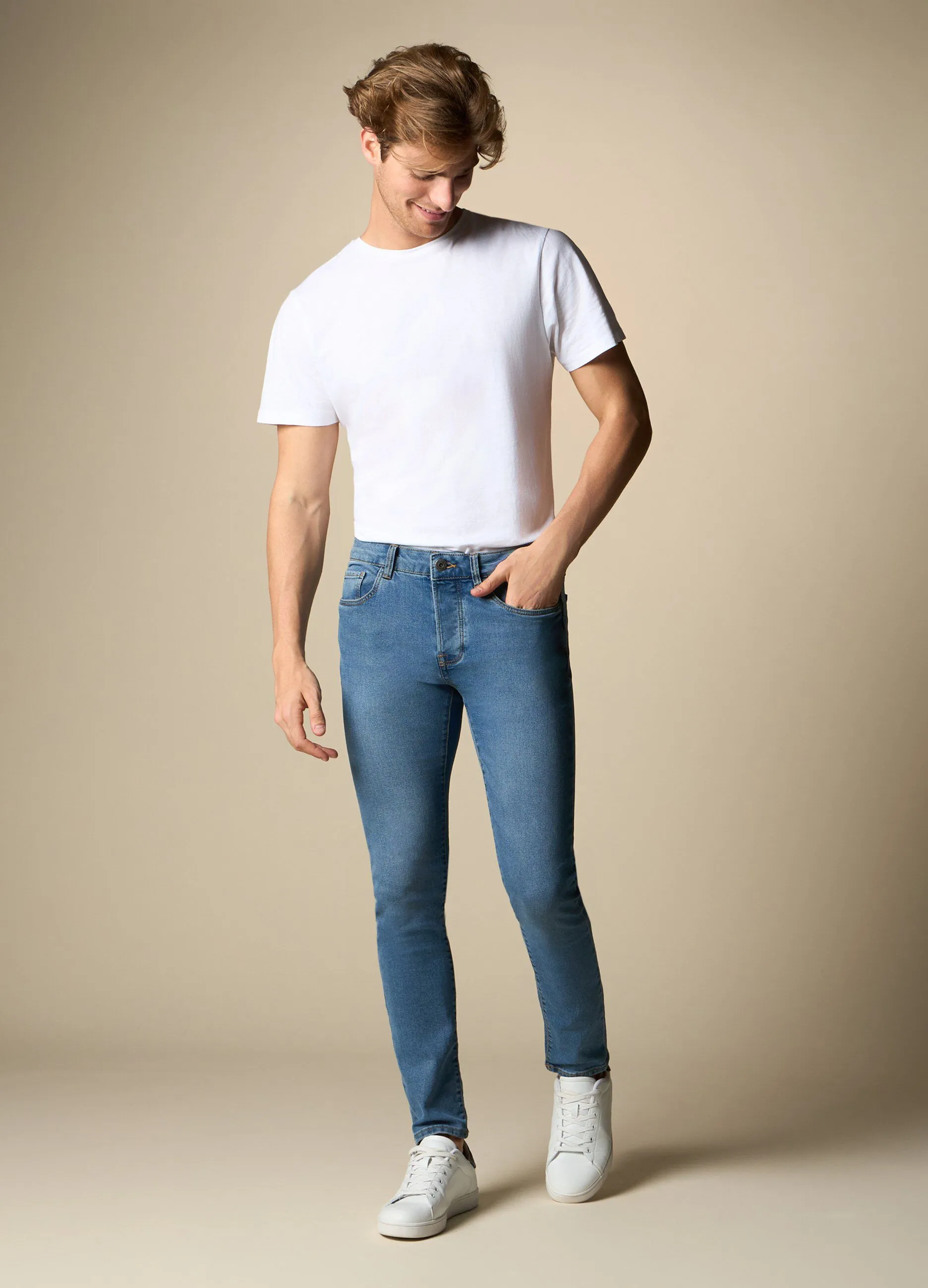 J. HART & BROS  Jeans skinny fit uomo
