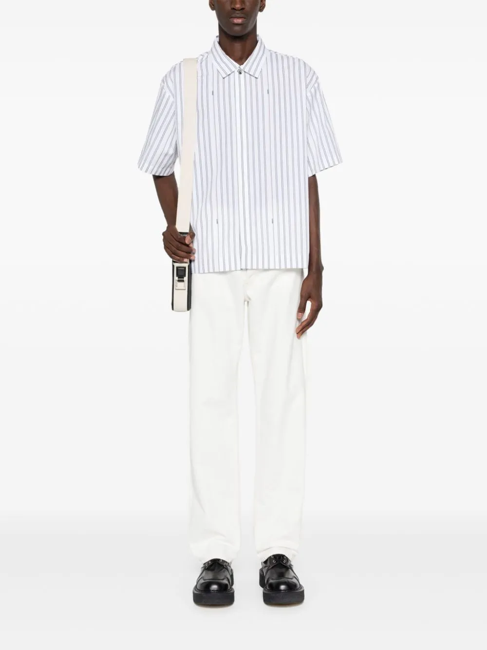 JACQUEMUS LA CHEMISE MANCHES COURTE