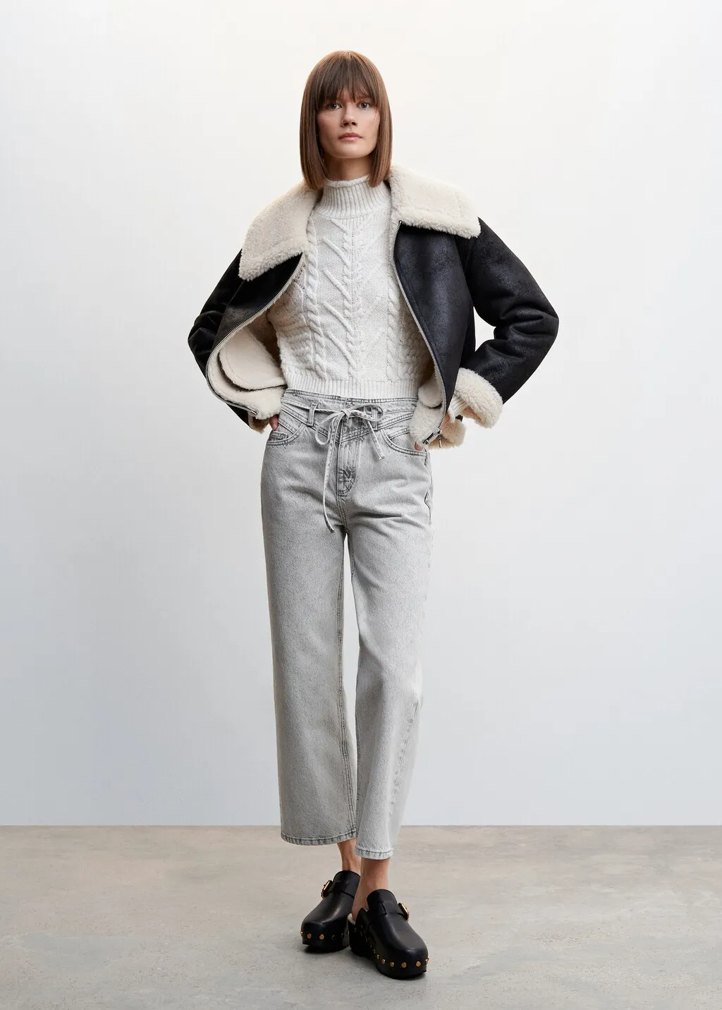 Jeans cotone fiocco