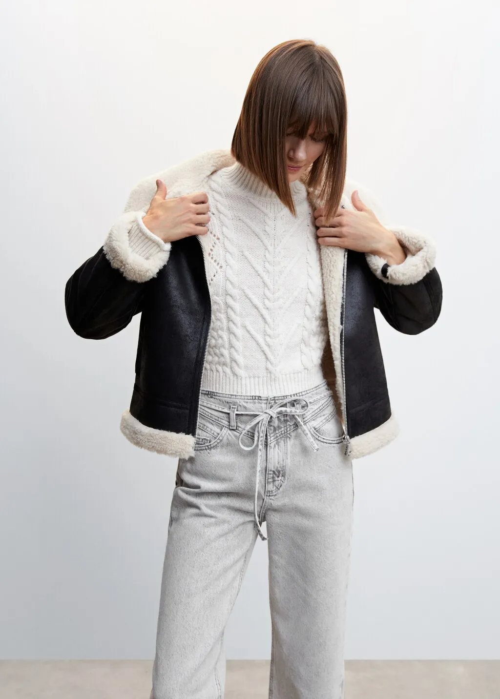 Jeans cotone fiocco