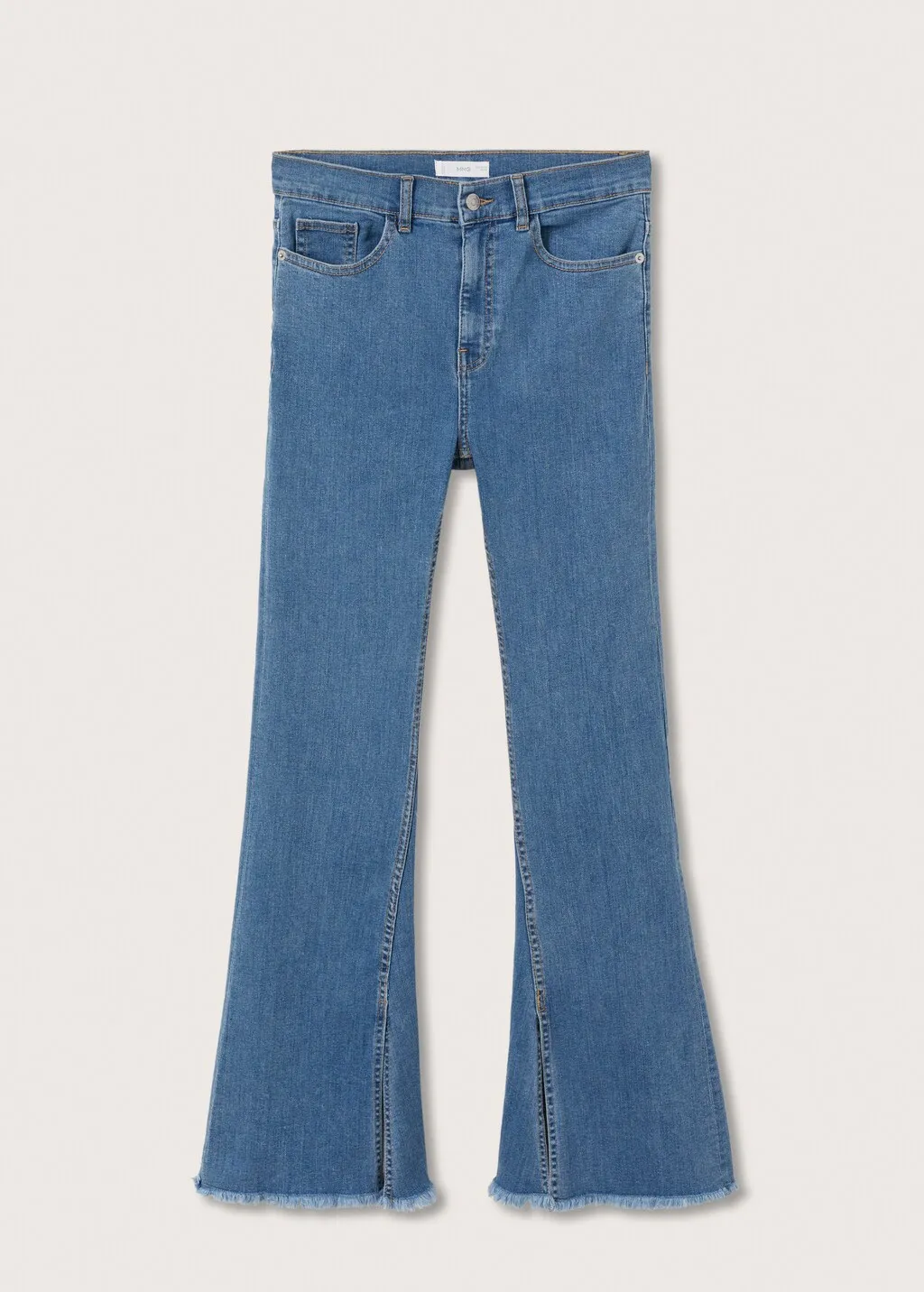 Jeans flare spacco