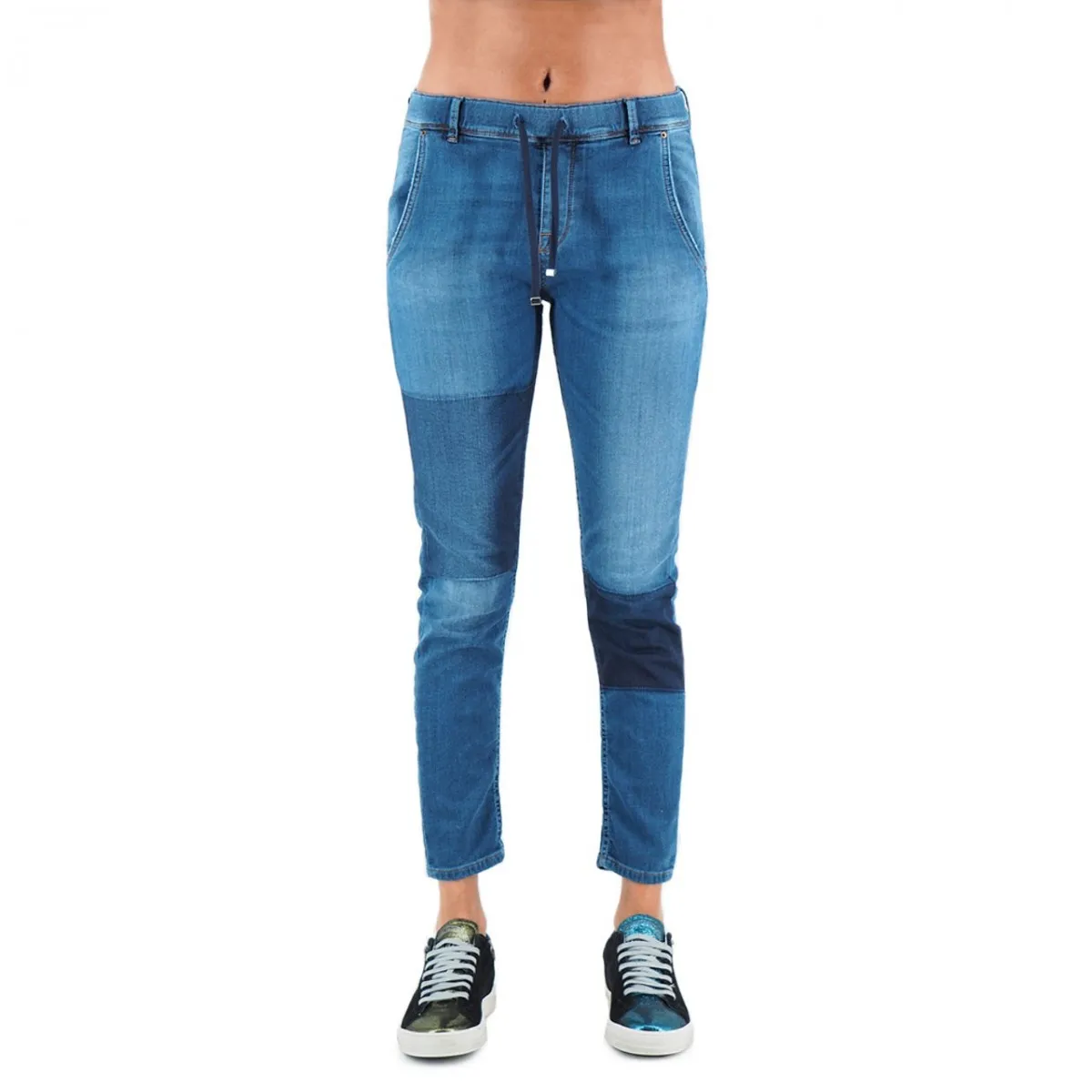 Jeans Roses Blu