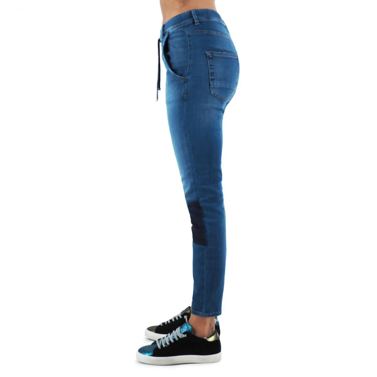 Jeans Roses Blu