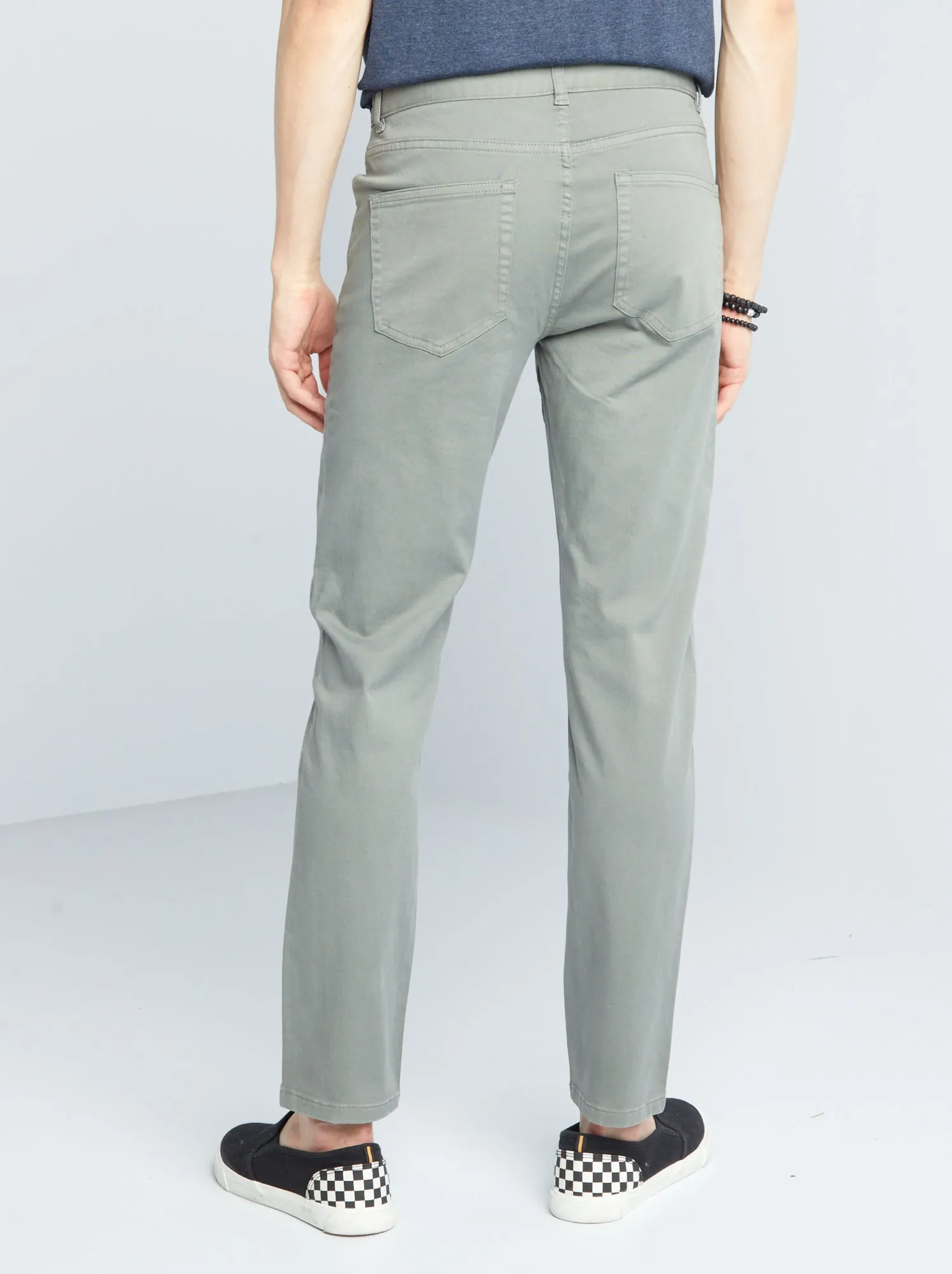 Jeans slim 5 tasche - L32 - VERDE