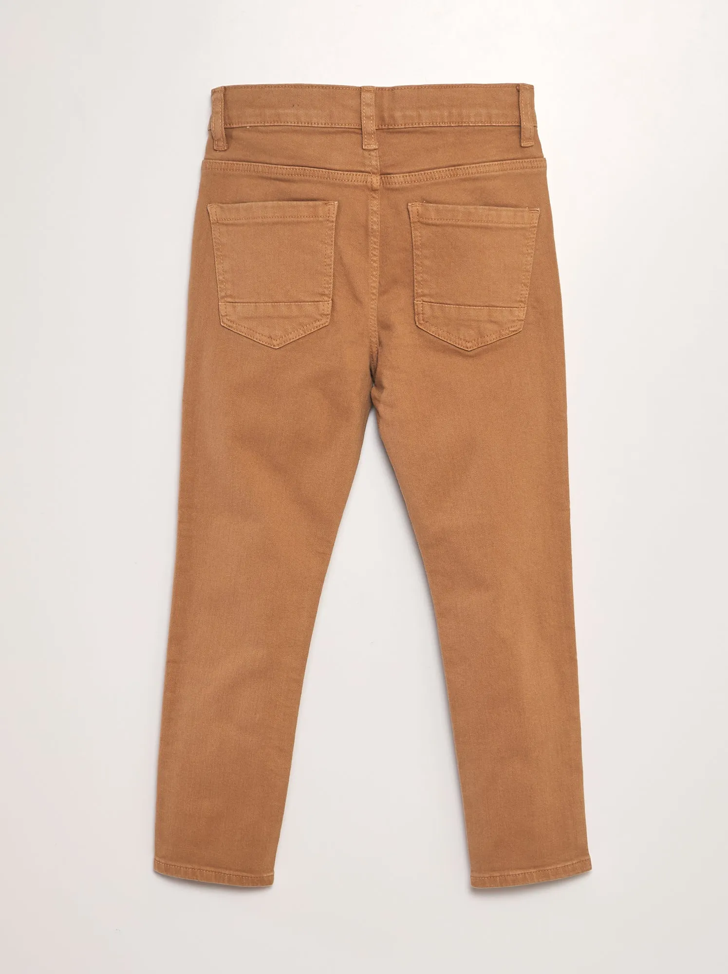 Jeans slim 5 tasche - MARRONE
