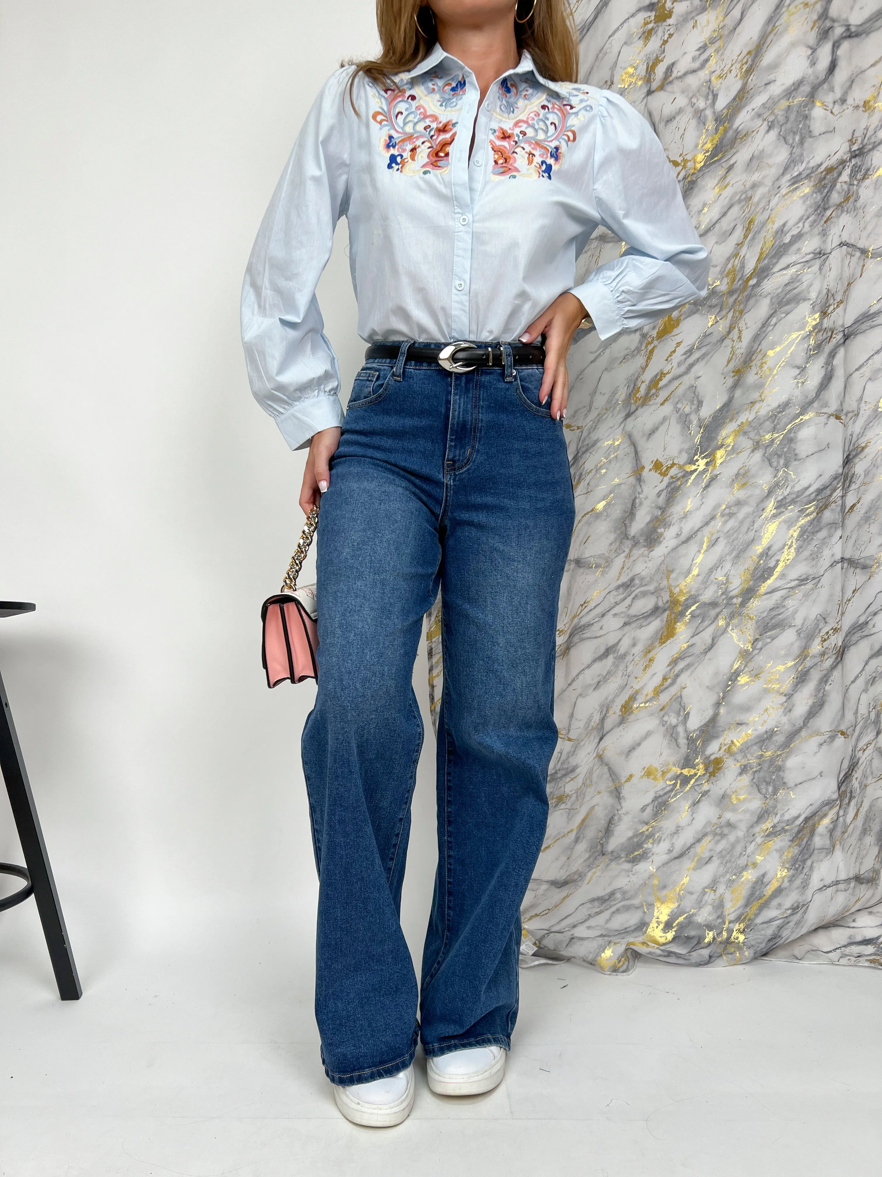 Jeans wide 100% Vestibility