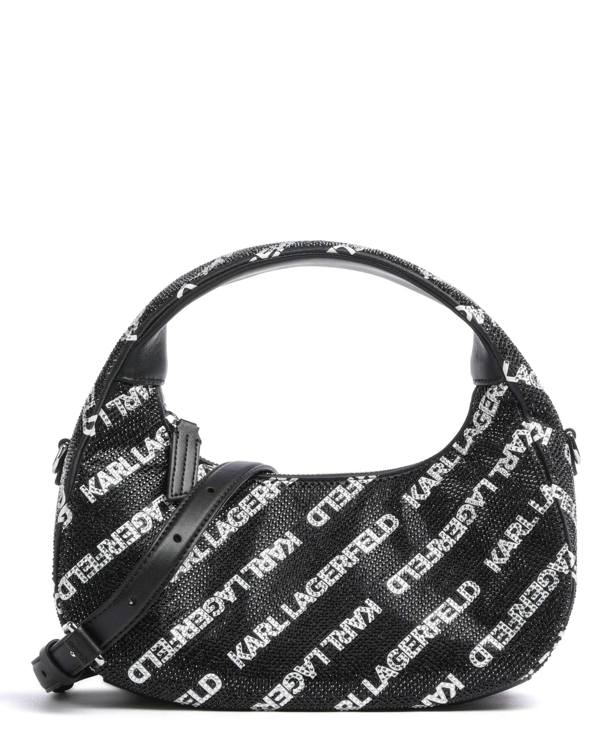  Karl Lagerfeld K/Evening Kushion Small Borsa a mano poliestere nero  