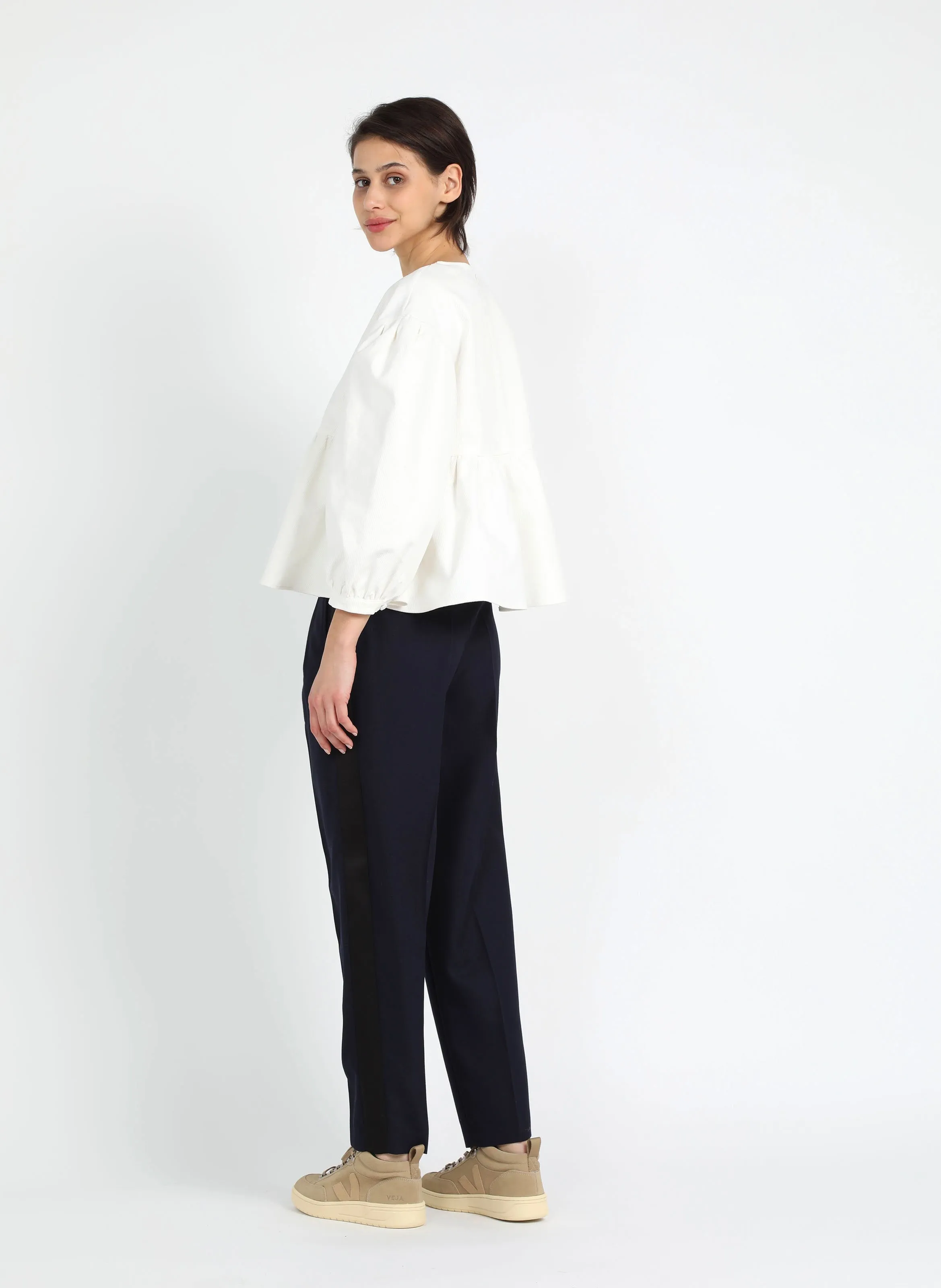  KARL LAGERFELD   Pantaloni con pinces taglio dritto | Blu
