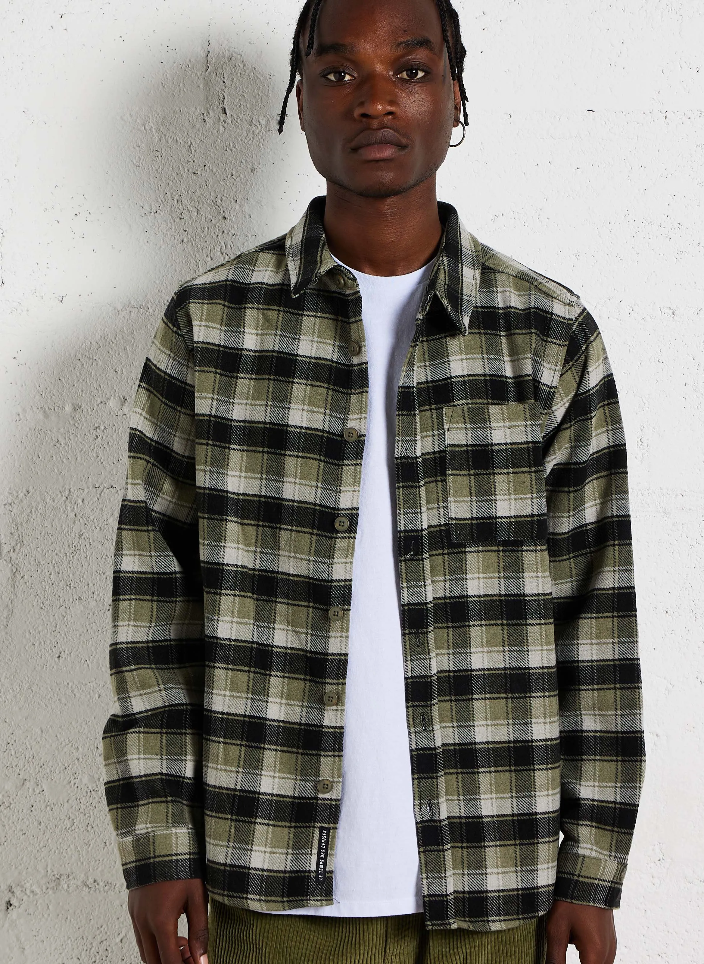  LE TEMPS DES CERISES   FERINO - Camicia stile giacca a quadri | Kaki