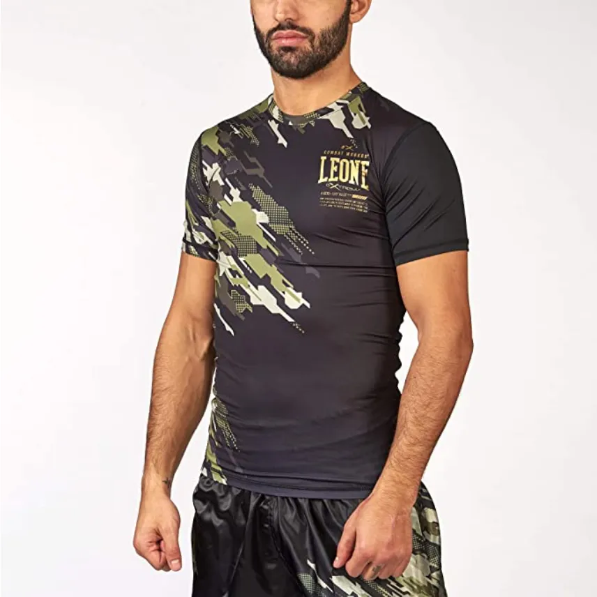 Leone T-shirt Camo a compressione ABX15