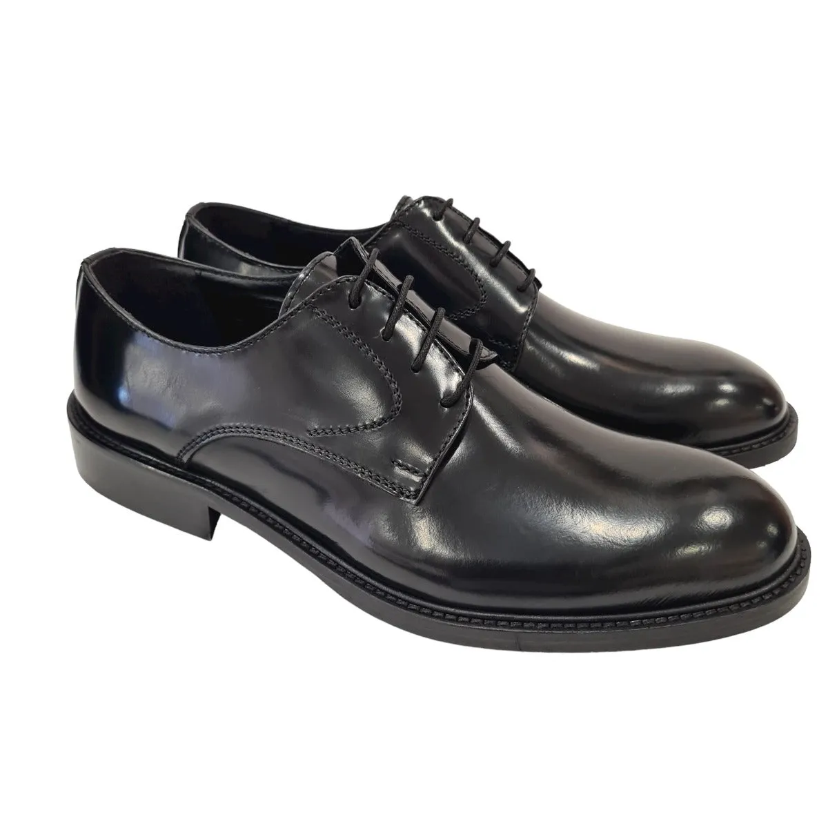 Les Poemes Uomo scarpa elegante Black art.30