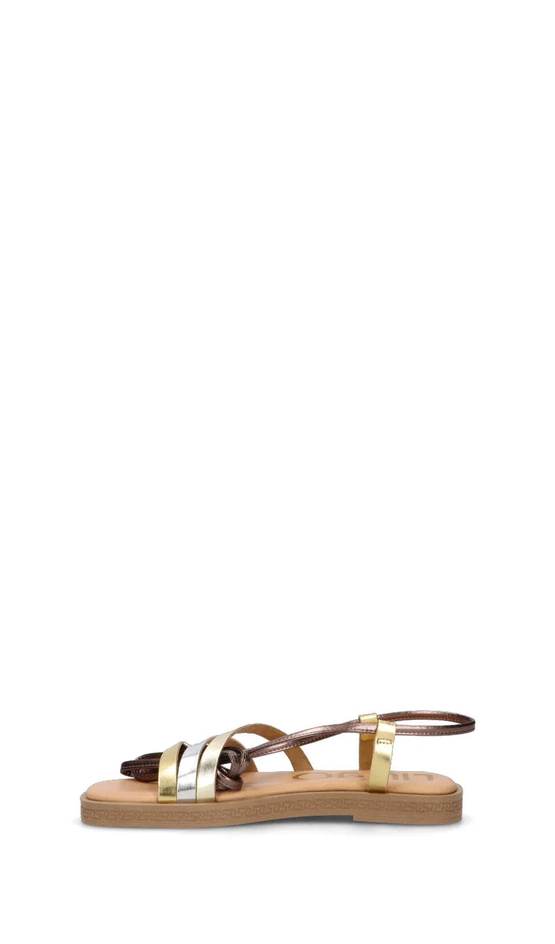 LIU JO Sandalo donna oro/bronzo/argento