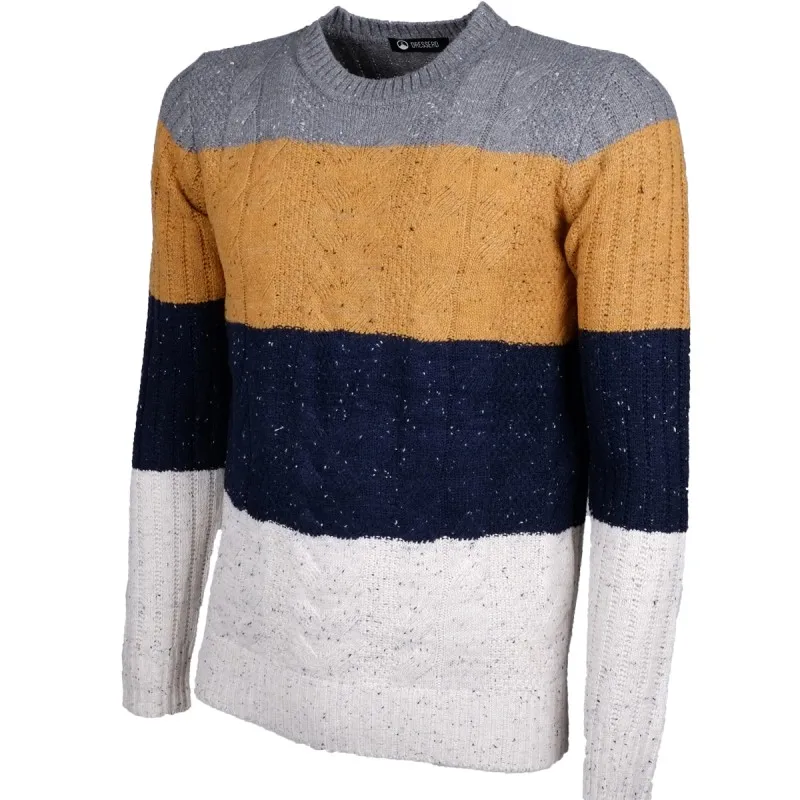 Maglia Uomo Girocollo invernale Maglione fantasia Dresserd