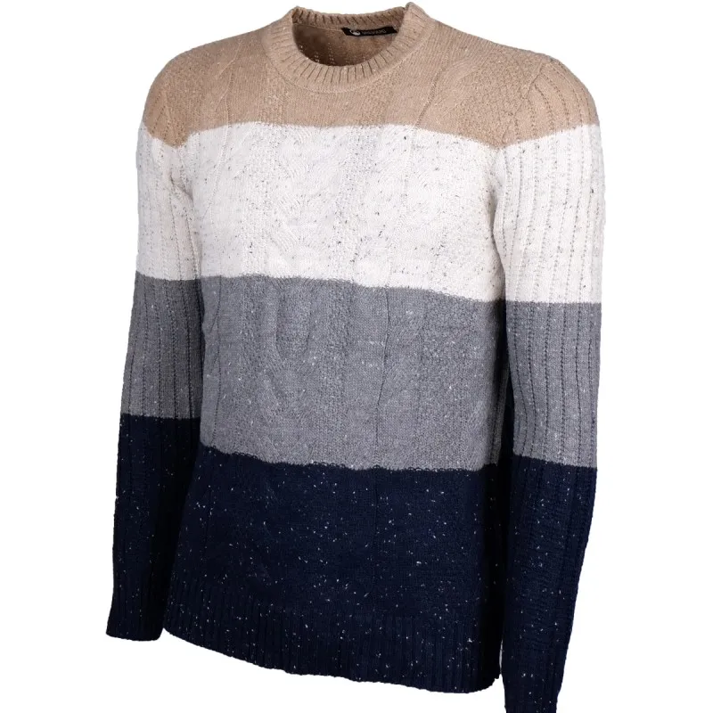 Maglia Uomo Girocollo invernale Maglione fantasia Dresserd
