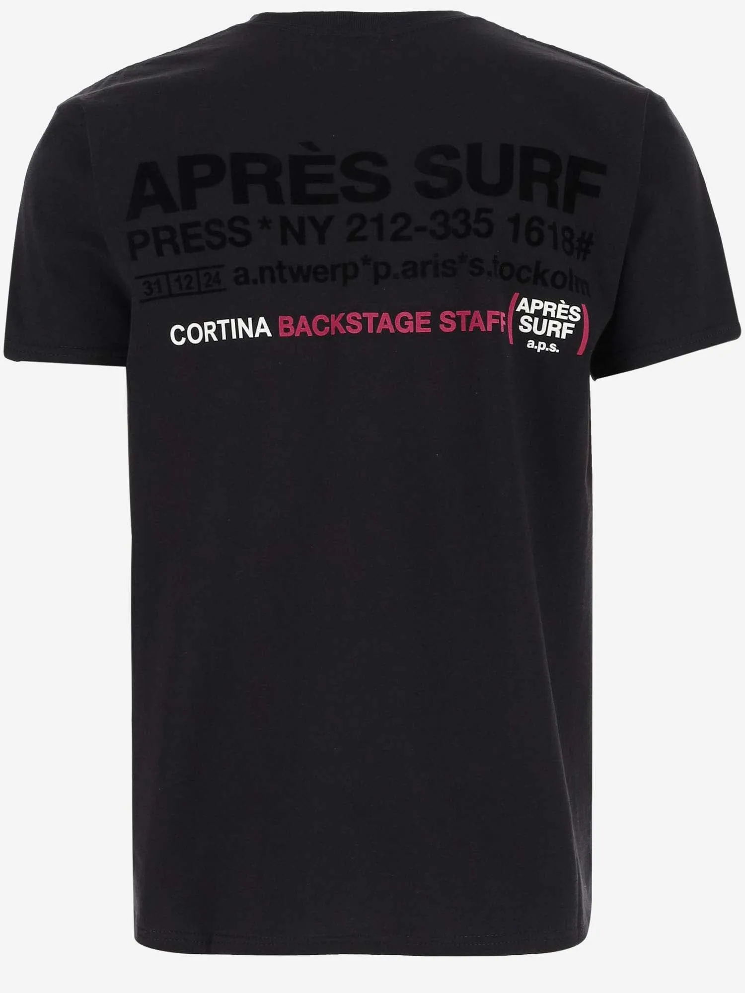 Maglietta di cotone del surf APRES con logo