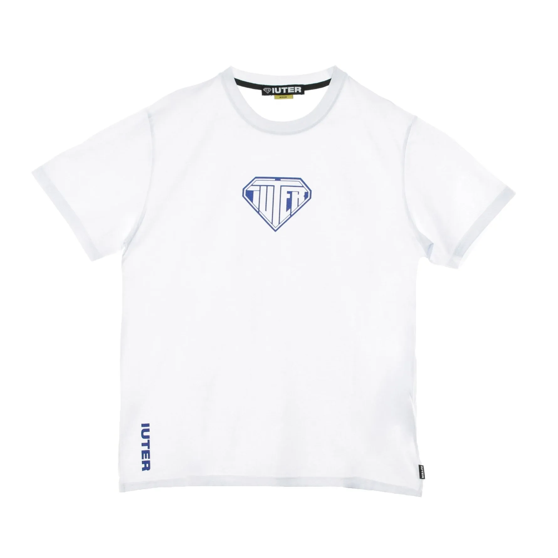 Maglietta Uomo Logo Tee White/blue