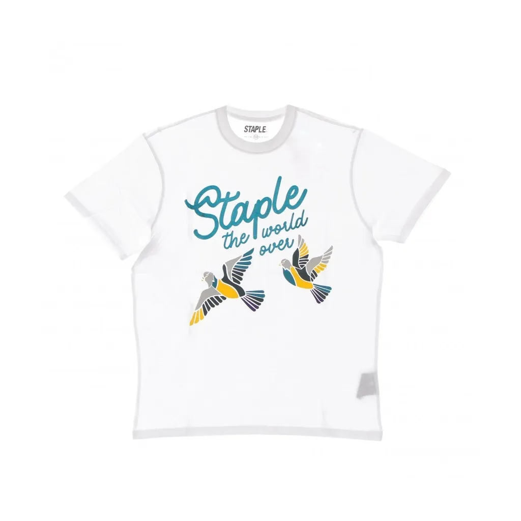 maglietta uomo montauk logo tee WHITE