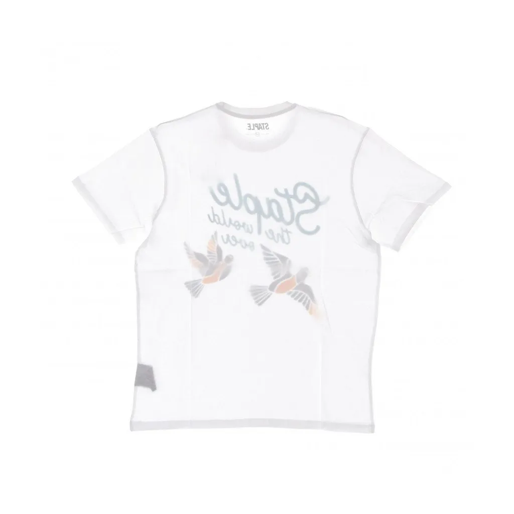 maglietta uomo montauk logo tee WHITE
