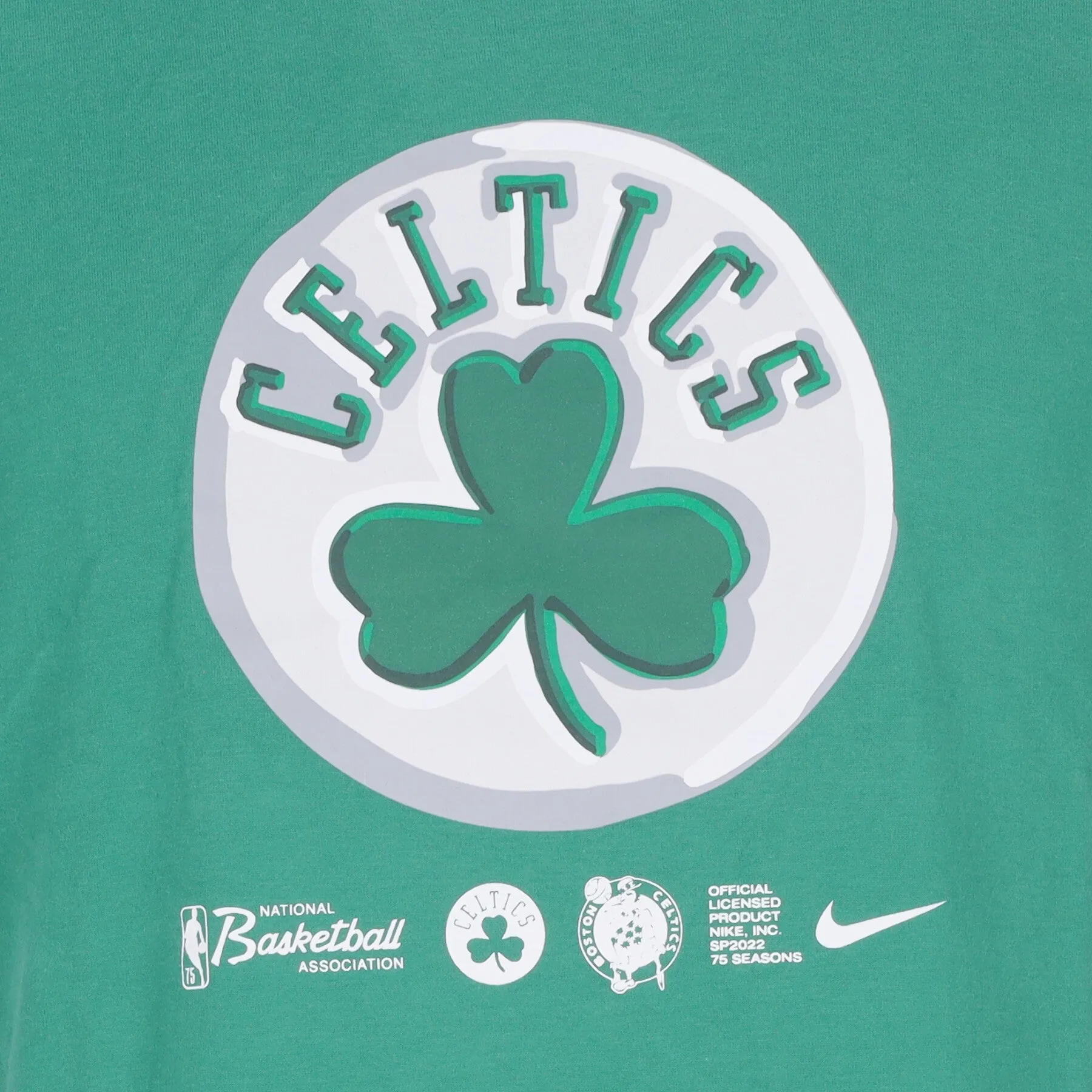 Maglietta Uomo Nba Dri-fit Essential Crftd Logo Tee Boscel Clover