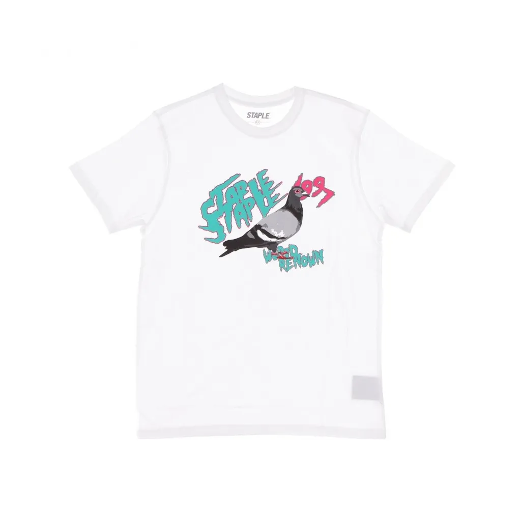 MAGLIETTA UOMO REBEL PIGEON TEE WHITE