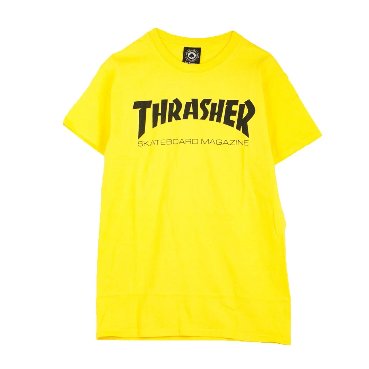 Maglietta Uomo Skatemag Tee Yellow/black