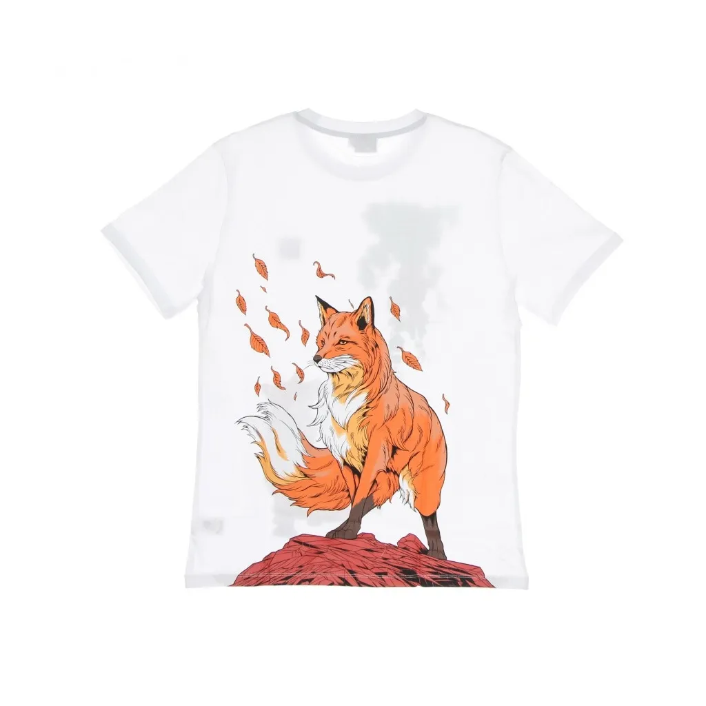 maglietta uomo volpe oversize tee WHITE