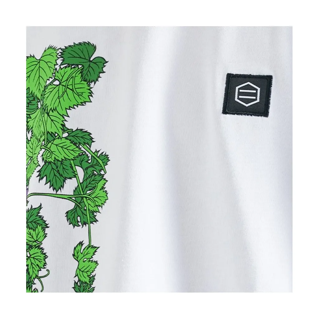 maglietta uomo volpe oversize tee WHITE