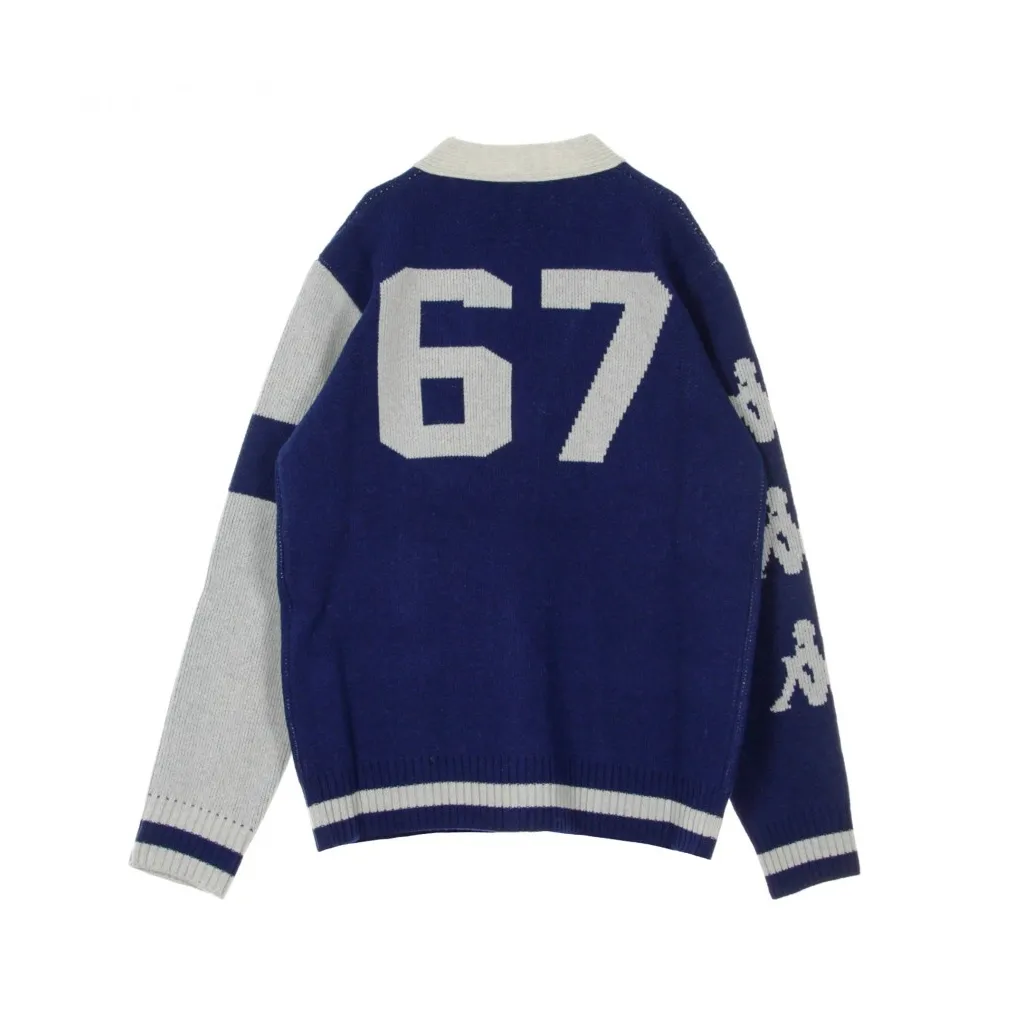 MAGLIONE AUTHENTIC BOLMIO BLUE MD/GREY LT