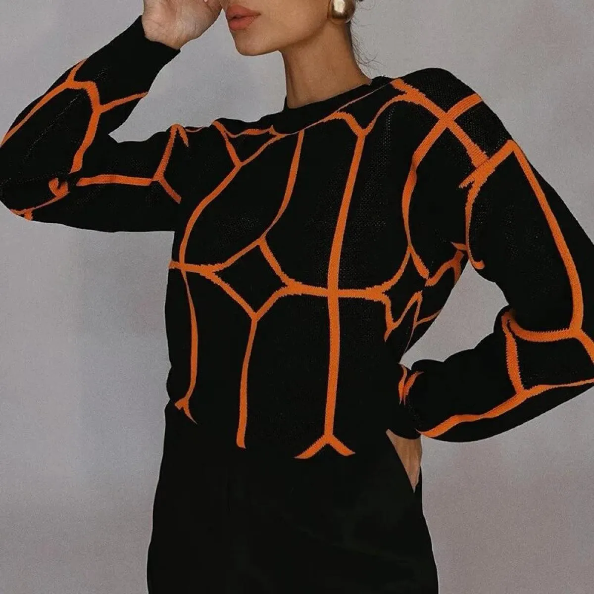 Maglione Donna 2023 Autunno e Inverno Nuova moda Nuovo maglione girocollo lavorato a maglia Cappotto Donna