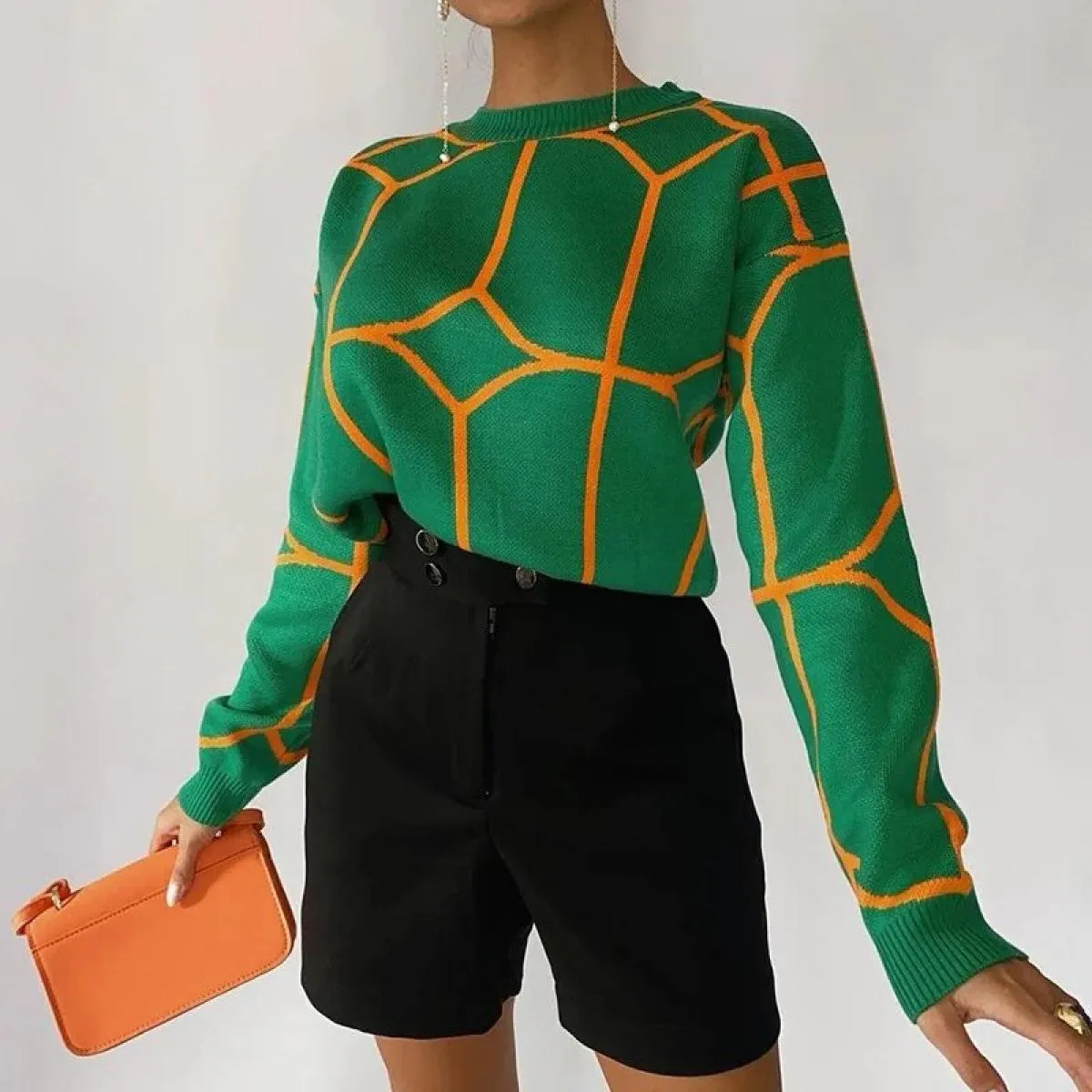 Maglione Donna 2023 Autunno e Inverno Nuova moda Nuovo maglione girocollo lavorato a maglia Cappotto Donna