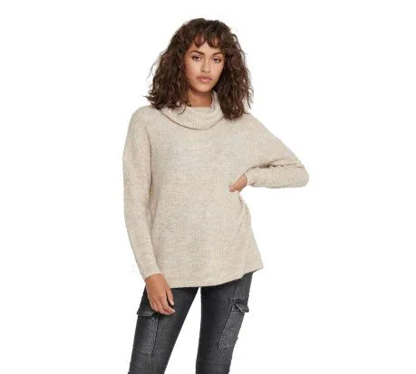 Maglione Donna Pullover Mirna High Neck Knitted