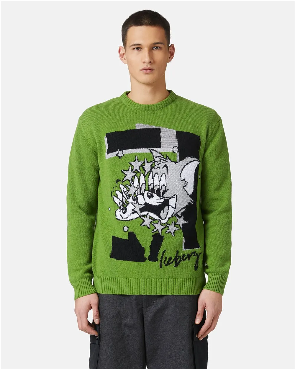 Maglione in lana con cartoon