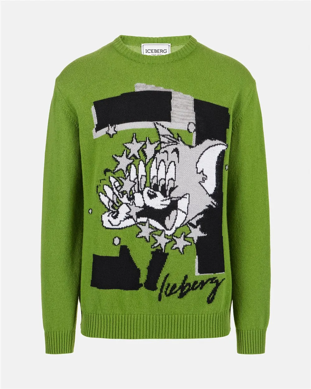 Maglione in lana con cartoon